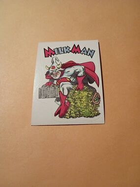 1983 General Mills Zero Heroes Trading Card Sticker Card Vintage #8